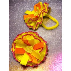 Резинки детские для волос 2 шт РД5 модель 6