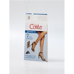 Гольфы женские Summer 8 Conte [2 пары] Дроп п/а