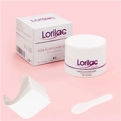 Маска для лица Lorilac Nose Plants Pore Strips от черных точек и акне 30 g + 60 стикеров