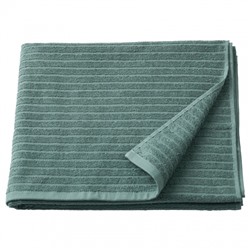 Банное полотенце серо-бирюзовое, VAGSJON Bath Towel Grey-turquoise, произв. IKEA