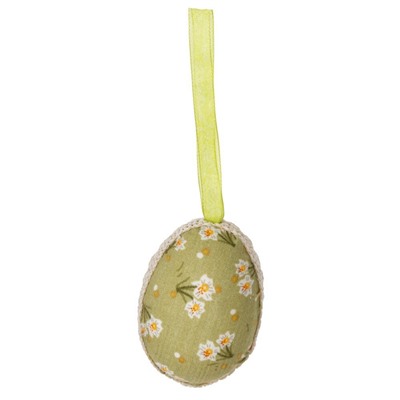 GAEM Изделие декоративное подвесное "Яйцо" (блок 12шт), L4 W3 H6 см, 3в.