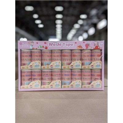 Набор декоративного скотча 10 шт. "Food stories", hare, шоу-бокс 8 шт.