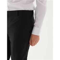 2pk Boys' Slim Leg School Trousers (2-18 Yrs)