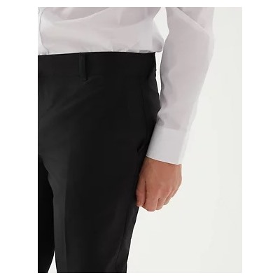 2pk Boys' Slim Leg School Trousers (2-18 Yrs)