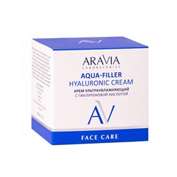 Aravia Laboratories Крем для лица ультраувлажняющий с гиалуроновой кислотой / Aqua-Filler Hyaluronic Cream, 50 мл