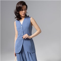 Жилет с карманами, Идеал для всех (синий)