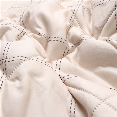 Покрывало LoveLife 1,5 сп Cage: beige 150*210±5см, микрофайбер, 100% п/э