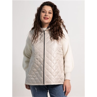 Жилет утепленный Дориана (бежевый) Б15322-18М