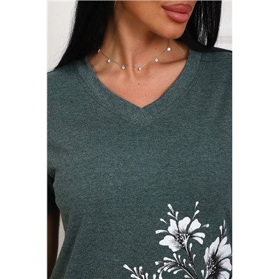 Женская футболка 29540 / зеленый