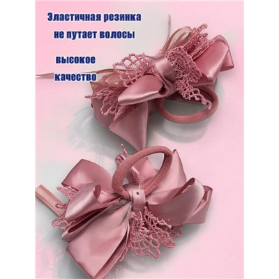 Бантик на эластичной резинке 6 пар 12 шт Арт РД11