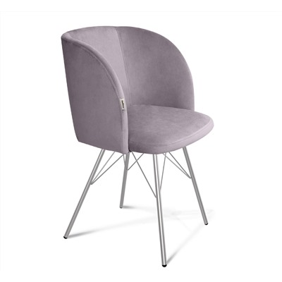 Стул SHT-ST33/S37
                        сиреневая орхидея / хром лак