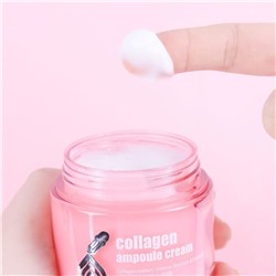 Jigott Крем для лица увлажняющий с коллагеном / Zenzia Collagen Ampoule Cream, 70 мл