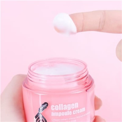 Jigott Крем для лица увлажняющий с коллагеном / Zenzia Collagen Ampoule Cream, 70 мл