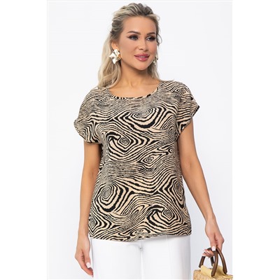 Блуза Покоряя сердца (зебра) Б13539-1М