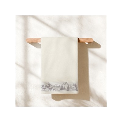 Полотенце махровое «Этель. Снежный город», 30×60 см, хлопок 100%