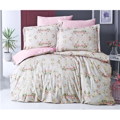 2 сп. Евро Комплект Постельного Белья из Перкаля Percale Emmy - Altınbaşak