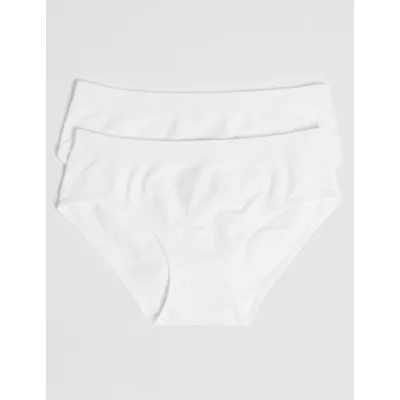 2 Pack Seamfree Bikini Knickers (6-16 Yrs)