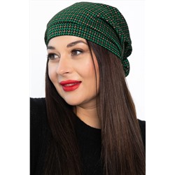 Чалма с бантом (зелено-бежевая) ЧБ4-23М