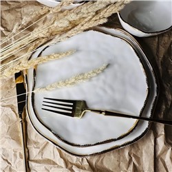 142-005 Набор из 6 тарелок 20х2см ОФЕЛИЯ в под.уп.(х4)Фарфор