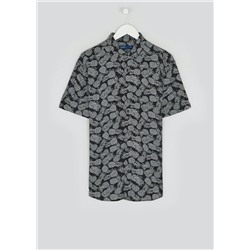 Short Sleeve Pineapple Print Shirt