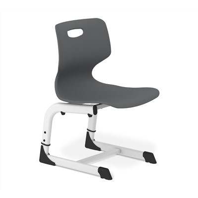 Стул Альфа SHT-S-TN21/3-5
                        а3-5 темно-серый / белый муар