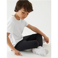 2pk Unisex Pure Cotton School T-Shirts (2-16 Yrs)