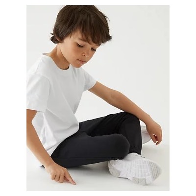 2pk Unisex Pure Cotton School T-Shirts (2-16 Yrs)