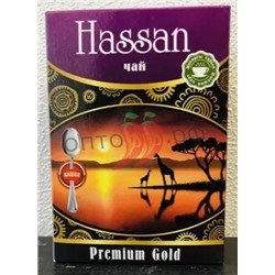 Чай Hassan Premium GOLD гранул+ложка 250гр, фиолет пачка