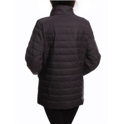 K-635 DK.GRAY Куртка демисезонная стеганая женская (70 гр. холлофайбер)