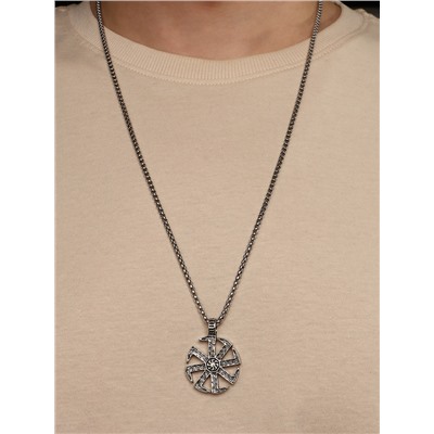 Кулон унисекс «Светоч», цвет чернёное серебро, 60 см