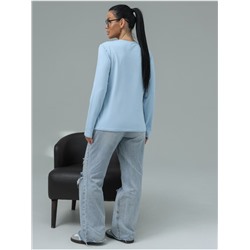 Лонгслив "Классик" Голубой