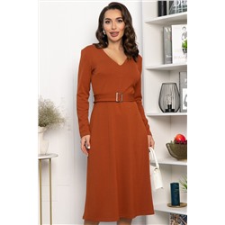 Платье трикотажное Парижанка (терракот) П14335-10М