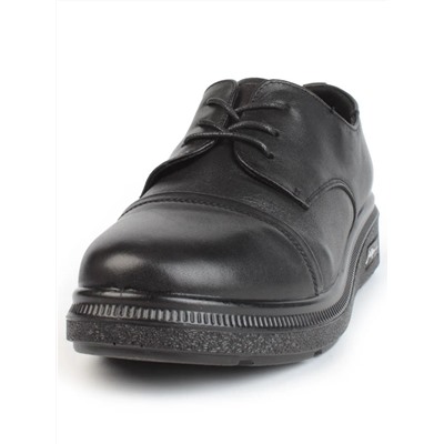 03-5322 BLACK Полуботинки женские (натуральная кожа)