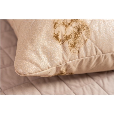 Подушка "Верблюд" тик на молнии лебпух+вербл,стег,лента,сумка(Н)