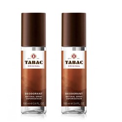 Tabac Original Deodorant 2stk, Мужской дезодорант-спрей, 2 штуки х 100 мл
