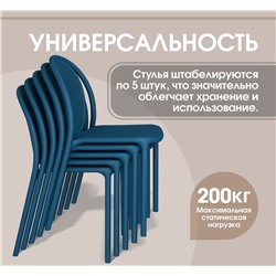 Обеденная группа SHT-DS303
                        темно-синий / белый дуб / черный