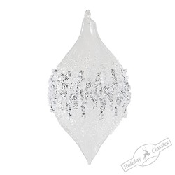Капля льдистая (стекло прозрачное) 7х14,5 см