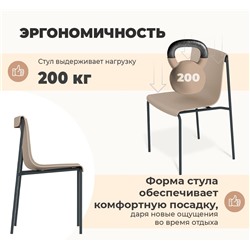 Стул SHT-S178
                        бежевый / антрацит