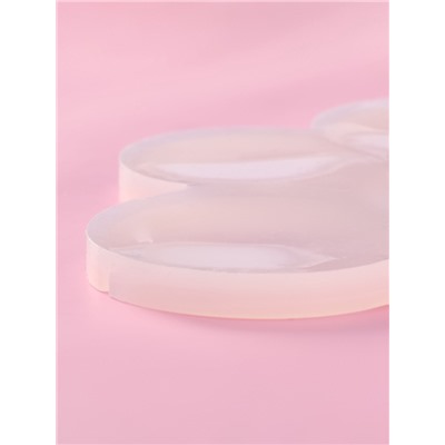 Форма для леденцов Доляна «Кругляши», силикон, 17×15.5×0.7 см, 6 ячеек, белая