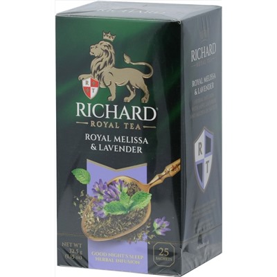 Richard. Herbal Collection. Мелисса и Лаванда карт.упаковка, 25 пак.
