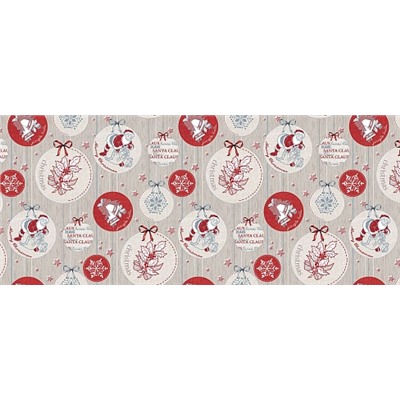 Ткань Рогожка / Рождество 1