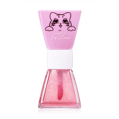 Сияющий блеск для губ «Клубничный бантик» Glam Kitty