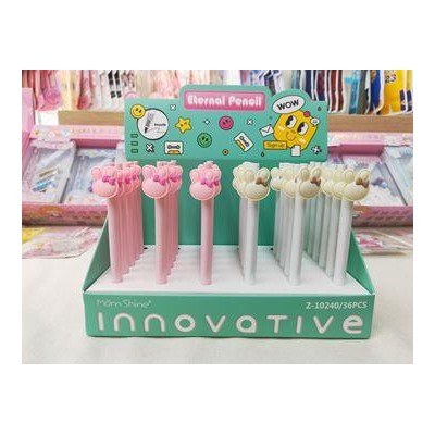 Вечный карандаш "Rabbit", mix, шоу-бокс 36 шт.