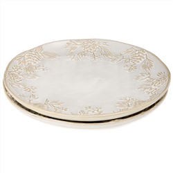 НАБОР ТАРЕЛОК ОБЕДЕННЫХ КОЛЛЕКЦИЯ "PINE CONES", 2 ШТ. /  25*25*2,3  СМ