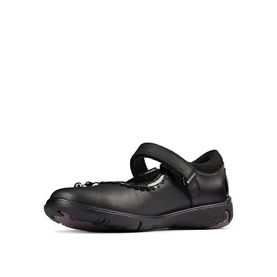 Kids' Leather Riptape Mary Jane Shoes (Kid size 10-2.5)