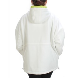 2561 WHITE/YELLOW Худи женское (50 гр. синтепон)