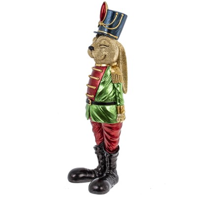 GAEM Фигурка декоративная "Солдатик-зайка", L11,5 W10 H37 см