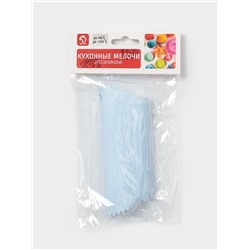 Трубка для чистки чеснока Доляна «Тирик», 12×3.5 см, голубая