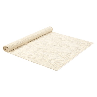 Ковер из шерсти и переработанного хлопка Shillong из коллекции Ethnic