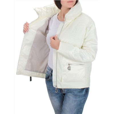EAC931 WHITE Куртка демисезонная женская (100 гр. синтепон)